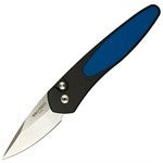 Protech Half-Breed Automatic Knife Blue G-10 (1.95" Stonewash) 3640-BLU - GearBarrel.com