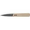 Protech Godfather Automatic Knife Desert Sand (4" Black) 921DS - GearBarrel.com