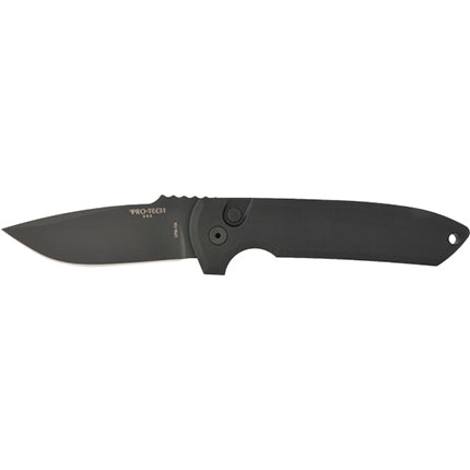 Protech Les George Rockeye Blacked-Out Auto Knife LG201 - GearBarrel.com