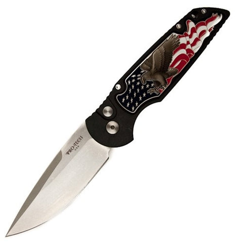 Pro-Tech Limited TR-3.44 Tactical Response 3 Auto Knife, Shaw Eagle, 154CM Stonewash Blade