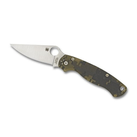 Spyderco ParaMilitary2 S30V  Plain Satin Blade, Digital Camo Handle G81GPCMO2