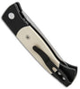 Protech Brend 2 Tuxedo Automatic Knife Ivory Micarta (2.9" Satin Serr) 1251PS - GearBarrel.com
