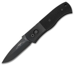 Emerson Protech CQC-7 Automatic Knife Textured Black G-10 (3.25" Black) E7A30