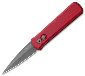 Protech Godson Automatic Knife Red (3.15" Bead Blast) 720-Red