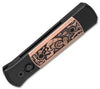 Protech Godson Limited Edition Steampunk Automatic Knife Copper (3.15" Black) 7SP-3 - GearBarrel.com