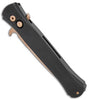 Protech Large Don Automatic Knife Black (4.5" Rose Gold) 1921-RG - GearBarrel.com