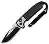 Protech Les George Rockeye Steel Custom Auto Knife Two-Tone (3.3" Black, Satin) LG-RS-8 - GearBarrel.com