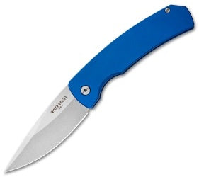 Protech Magic 2 "Whiskers" Blue Automatic Knife (3.75" Stonewash) M2601