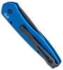 Protech Newport Tactical Automatic Knife Blue (3" Black) 3407-BLUE - GearBarrel.com