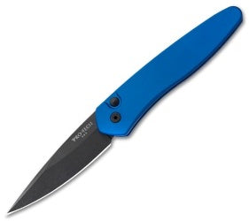 Protech Newport Tactical Automatic Knife Blue (3" Black) 3407-BLUE