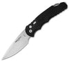 Protech TR-4.F5 Tactical Response 4 Automatic Knife Feather Grip (4" Stonewash) - GearBarrel.com