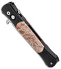 Protech The Don Automatic Knife 1706 w/ Maple Burl (3.5" Satin) - GearBarrel.com