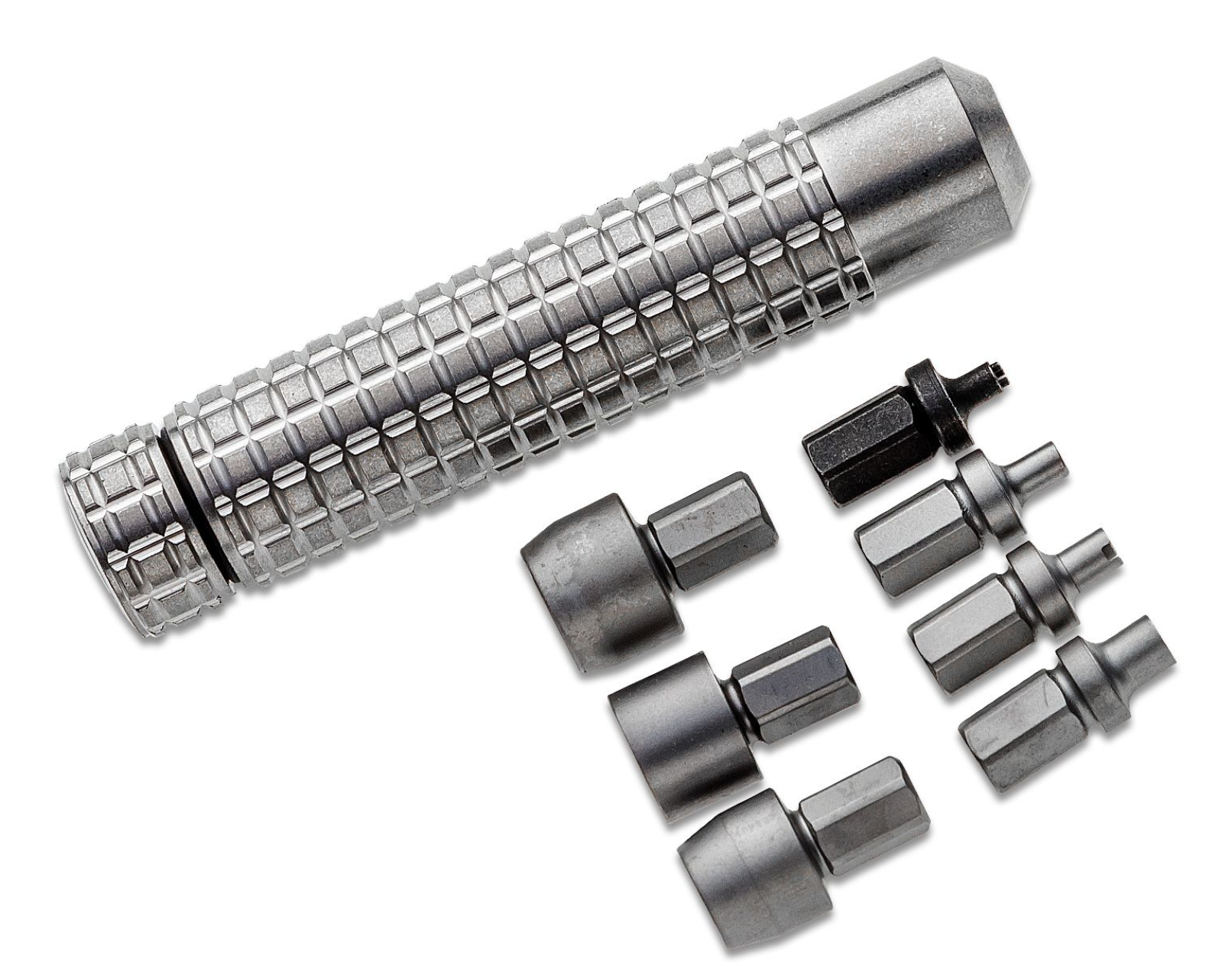 Microtech 98-4 MK Tool Kit with 8 Bits, Satin Stainless Steel ...