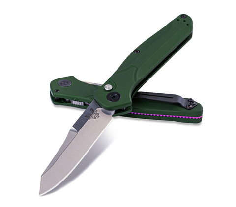 Benchmade Osborne 9400 Automatic Knife Green (3.4" Satin)