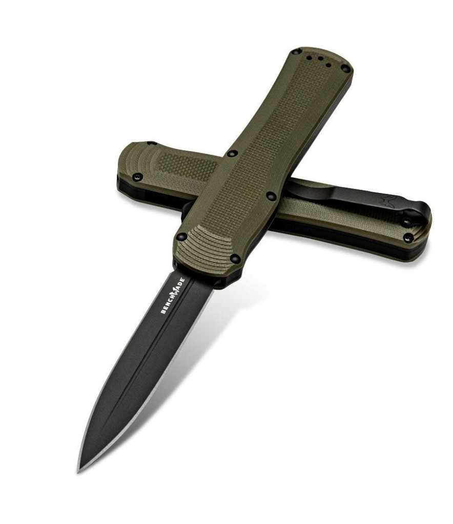 Benchmade Autocrat D/A OTF Automatic Knife OD Green G-10 (3.71" Black) –  GearBarrel.com