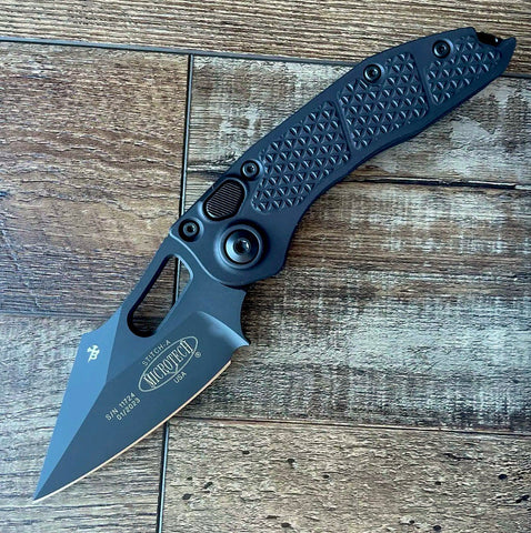 Microtech Stitch Automatic (3.75") 169-1T Tactical Black