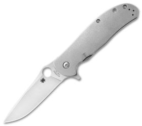 Spyderco Gayle Bradley Advocate Frame Lock Knife Titanium (3.5" Satin) C214TIP