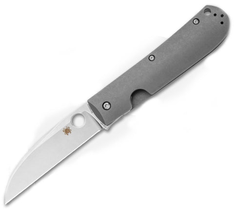 Spyderco SwayBack Frame Lock Knife (3.53" Stonewash XHP) C249TIP