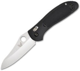 Benchmade Griptilian AXIS Lock Knife Black (3.45" Satin) 550HG