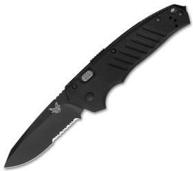 Benchmade Auto APB Automatic Knife (3.5" Black Serr) 6800SBK - GearBarrel.com