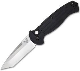 Benchmade 9052AFO II Tanto Automatic Knife (3.56" Satin) - GearBarrel.com