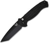 Benchmade 9052BK AFO II Tanto Automatic Knife (3.56" Black) - GearBarrel.com