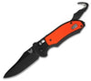 Benchmade 9170BK-ORG Triage Knife Orange Axis Automatic (3.58" Black) - GearBarrel.com