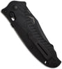 Benchmade 9555SBK Rift Automatic Knife (3.67" Black Serr) - GearBarrel.com