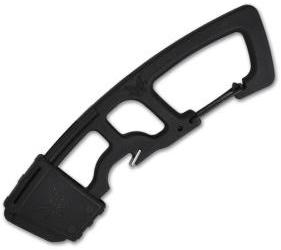 Benchmade Black Strap Cutter Rescue Hook w/ Carabiner 9CB-BLK