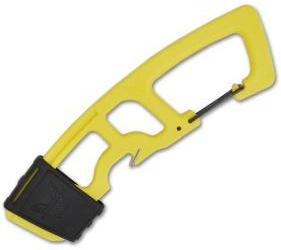 Benchmade Yellow Strap Cutter Rescue Hook w/ Carabiner 9CB-YEL