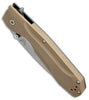 Benchmade Osborne Proxy Flipper Framelock Knife Tan G-10/Ti (3.87" Satin) 928 - GearBarrel.com