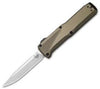 Benchmade 4600-1 Phaeton D/A OTF Automatic Knife Flat Dark Earth (3.45" Satin) - GearBarrel.com