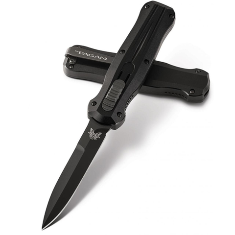 Benchmade Pagan Bayonet S/E OTF Automatic Knife (3.96" Black) 3321BK