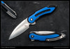 Steel Craft Glimpse 7.0 G10 Black & Blue Inlayed - GearBarrel.com