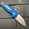 Pro-Tech Runt 5 Wharncliffe Automatic Knife Blue (1.9" Stonewash) R5101-Blue #Pro-TechRunt5R5101-Blue #Pro-TechRunt5