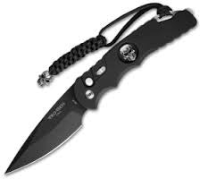 Protech TR-4 Skull Tactical Response Automatic Knife (4" Black) TR-4.70