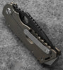 Medford Arktika Frame Lock Knife Bronzed Titanium (4.25" Black) MKT - GearBarrel.com