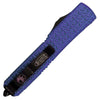Microtech Ultratech D/E OTF  Tri-Grip Purple (3.4" Black) 122-1PU - GearBarrel.com
