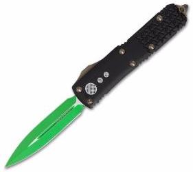 Microtech UTX-85 Jedi Master D/A OTF Automatic Knife (3.125" Green)
