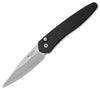 Protech Newport Automatic Knife Black (3" Stonewash) 3405 - GearBarrel.com