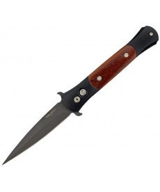 Protech The Don Automatic Knife Maple Burl (3.5" Black) 1707