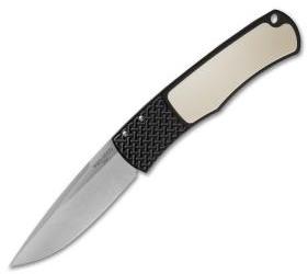 Protech Magic BR-1 "Whiskers" Automatic Knife Tuxedo (3.125" Stonewash) BR-1.51