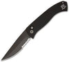 Protech Brend 3 Automatic Knife Black (3.75" Black Serr) 1322 - GearBarrel.com