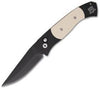 Protech Brend 3 Tuxedo Automatic Knife Ivory Micarta (3.75" Black) 1352 - GearBarrel.com