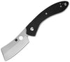 Spyderco Roc Cleaver Liner Lock Knife (3.1" Bead Blast) C177GP - GearBarrel.com