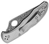 Spyderco Delica 4 Lockback Knife Titanium (2.95" Damascus) C11TIPD - GearBarrel.com