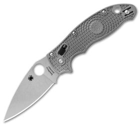 Spyderco Manix 2 Lightweight Knife Gray (3.375" Maxamet Stonewash) C101GPGY2