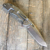 Hinderer Knives XM-24 Spanto Flipper Black (4" Stonewash Plain) - GearBarrel.com
